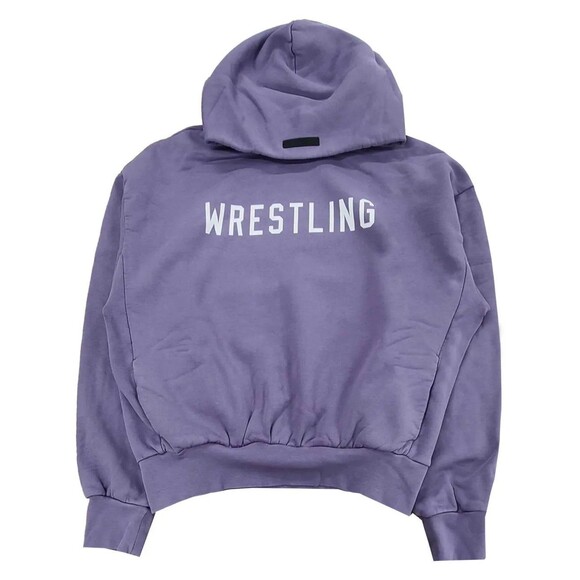 Fear of God Essentials Wrestling Hoodie Lavender Size XL Free Shipping Included - Picture 1 of 1